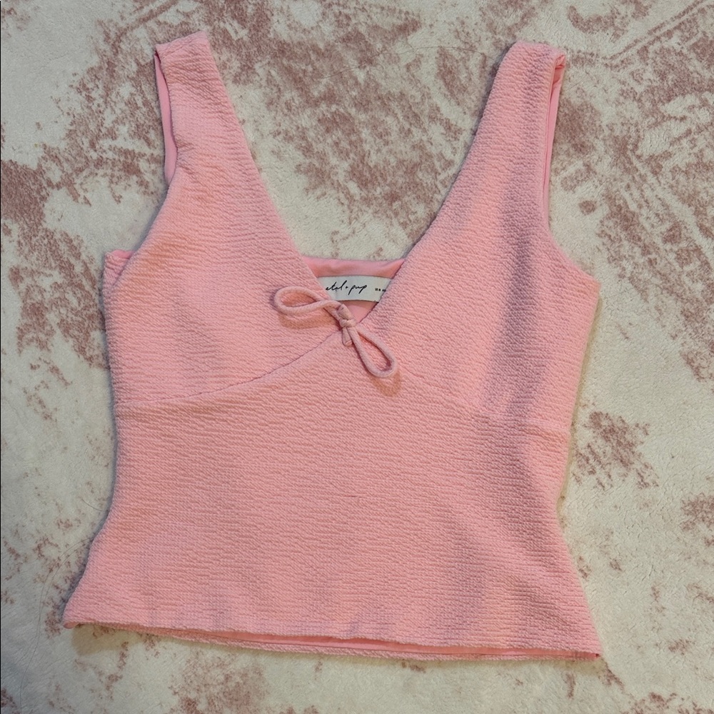 Petal & Pup Pink Textured Top
